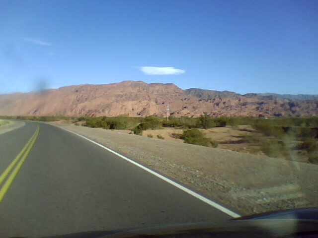 Ruta delIschigualasto a Talampaya. en Paso del Agua Negra