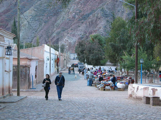 Plaza Purmamarca en Humahuaca