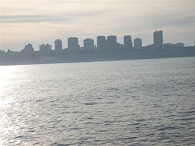 Mardel desde la escollera sur