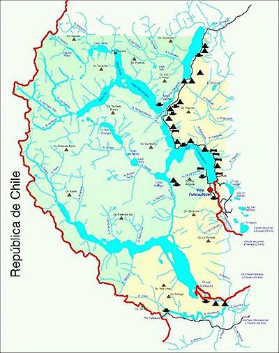 PLANO P.N.LOS ALERCES-CHUBUT-ARGENTINA