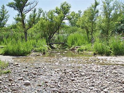 Vado en el paraje El Valle
