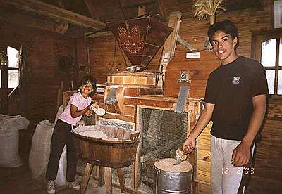 Interior del Molino Nant Fach