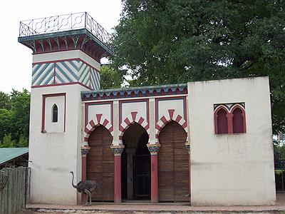 Zoo-recinto aveztruz-