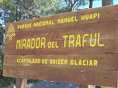 Cartel Mirador del Traful