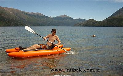 amibote, en el Lago Gutierrez Bariloche