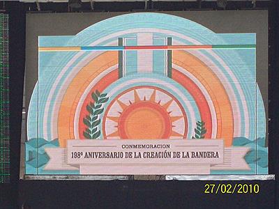 198 Aniversaio de la creaciòn de la bandera