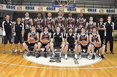 Plantel del club de basquet ciclista olimpico