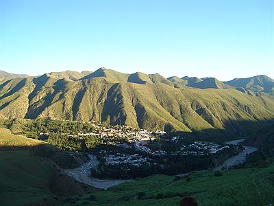 Vista desde Abra de La Cienaga