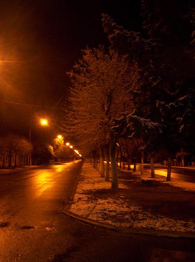 La rambla principal nevada!