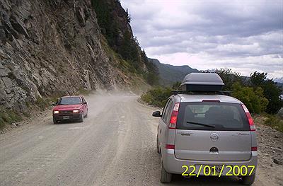Dentro del parque nacional Los Alerces