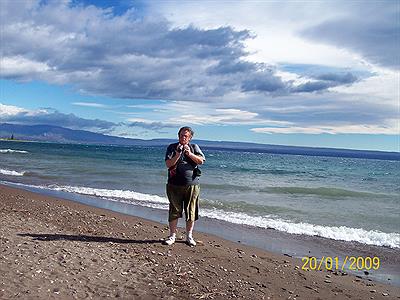 Lago Bs As desde el camping