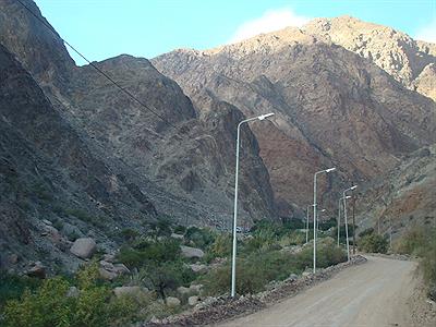 Llegando a las termas
