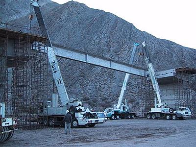 Construcción del puente a Pachaco sobre RP12