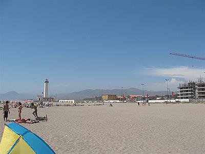 Playa cerca del Faro