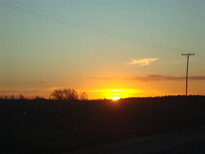 Atardecer en Pradere