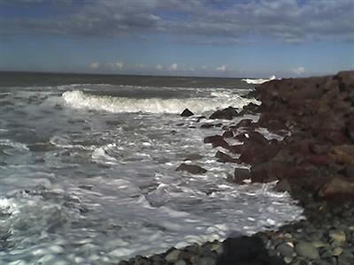 Día de otoño en Playa Unión. Rawson