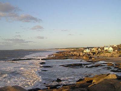 Vista del pueblo y sus playas