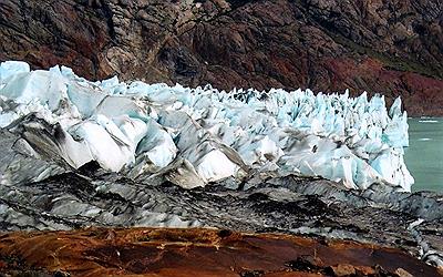 Morena del Glaciar Viedma, Santa Cruz