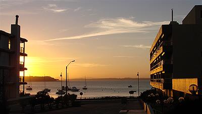 Atardecer en Punta del Este
