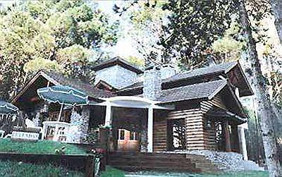 Vista de las cabañas