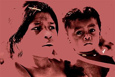 Nativos de la raza guarani