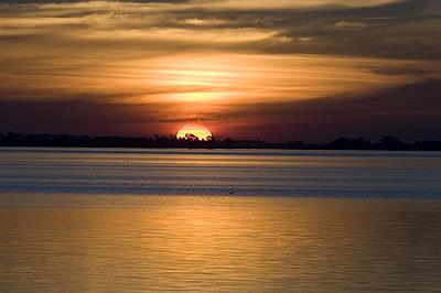 Atardecer en la Laguna