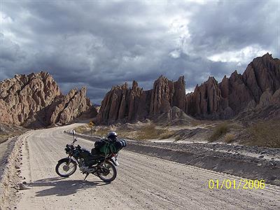 Quebrada de las flechas, Ruta 40