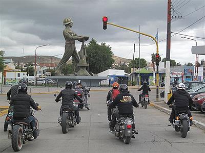 llegando a Caleta Olivia