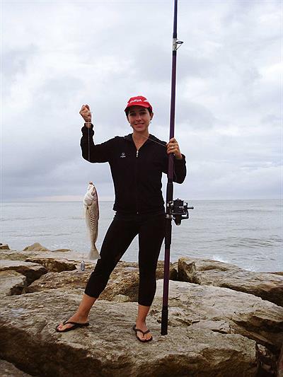 Pesca desde escollera