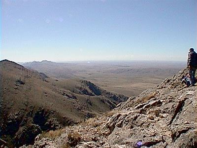 Vista cerro La Ventana (hacia el Este)