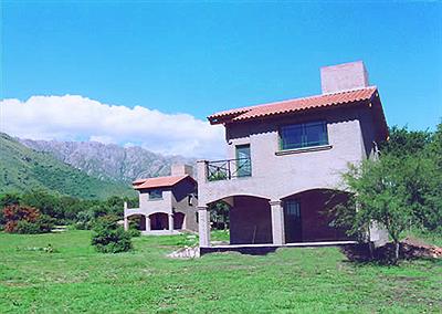 Vista de las cabañas