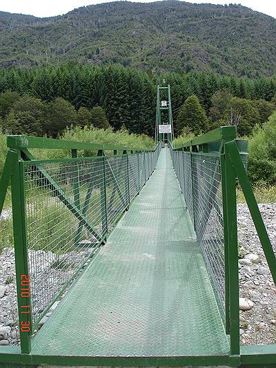 Puente cerca de Lago Puelo