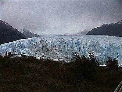 Glaciar Perito Moreno - Vista desde la pasarela