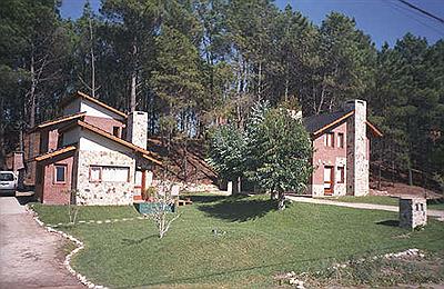 Vista de las cabañas