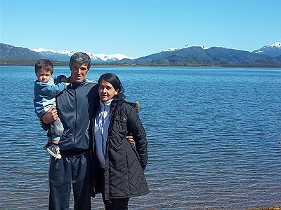 Lore Leo y Lalo en Rio Pico-Chubut