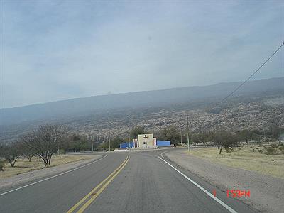 Ruta 40 Entrada a San Blas de los Sauces