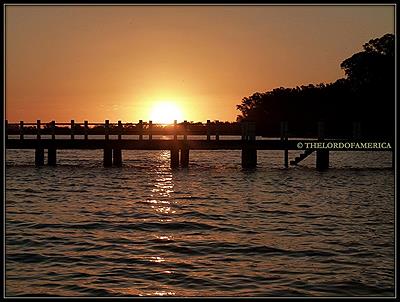 Poniente en Laguna de Lobos