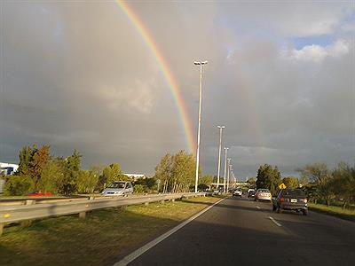 ARCO IRIS EN ACCESO A TIGRE