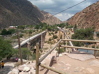 Vista del Puente Colgante