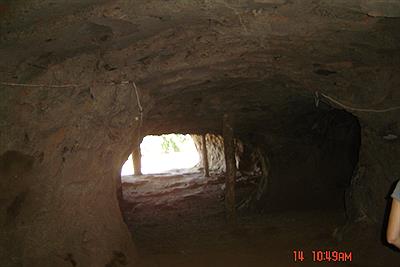 Saliendo de la mina de Wanda