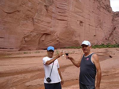 brindis en el Talampaya