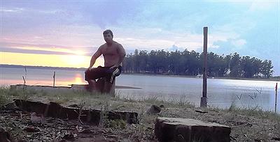 Amanecer en el rio Uruguay