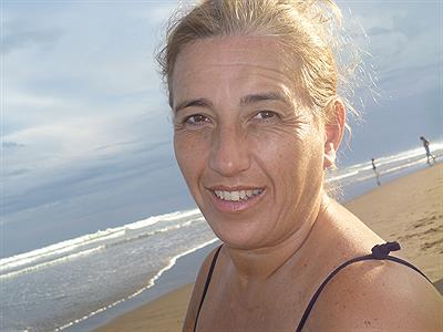 Muy linda tarde en la playa.