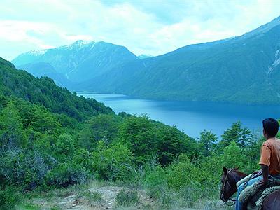 Cabalgata en El Bolsón