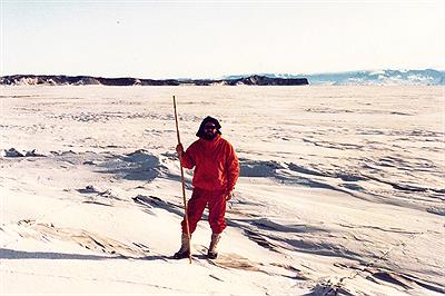 Caminata sobre el Mar de Wedell congelado
