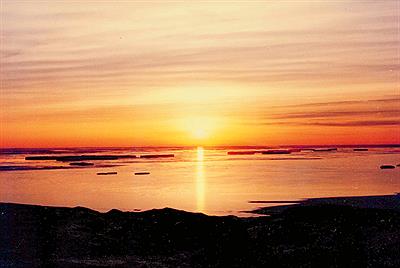 Amanecer sobre el Mar de Wedell