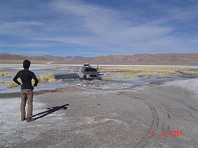Cruzando Rio Los Patos 
