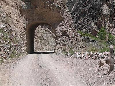 Túnel llegando a Iruya