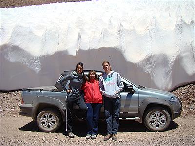 Hielos en el Paso del Agua Negra
