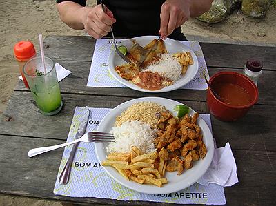 Peixe en la bahía dos castelhanos